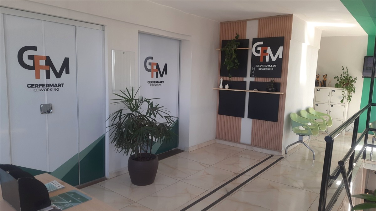 Recepção do Gerfermart Coworking para recebimento seguro de correspondências e encomendas